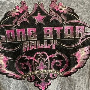 Collectible Tee Shirt Lone Star Motorcycle Rally Galveston Texas